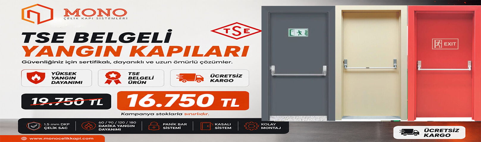 yangın kapıları