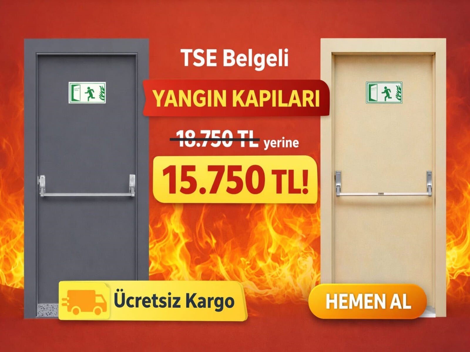 yangın kapıları