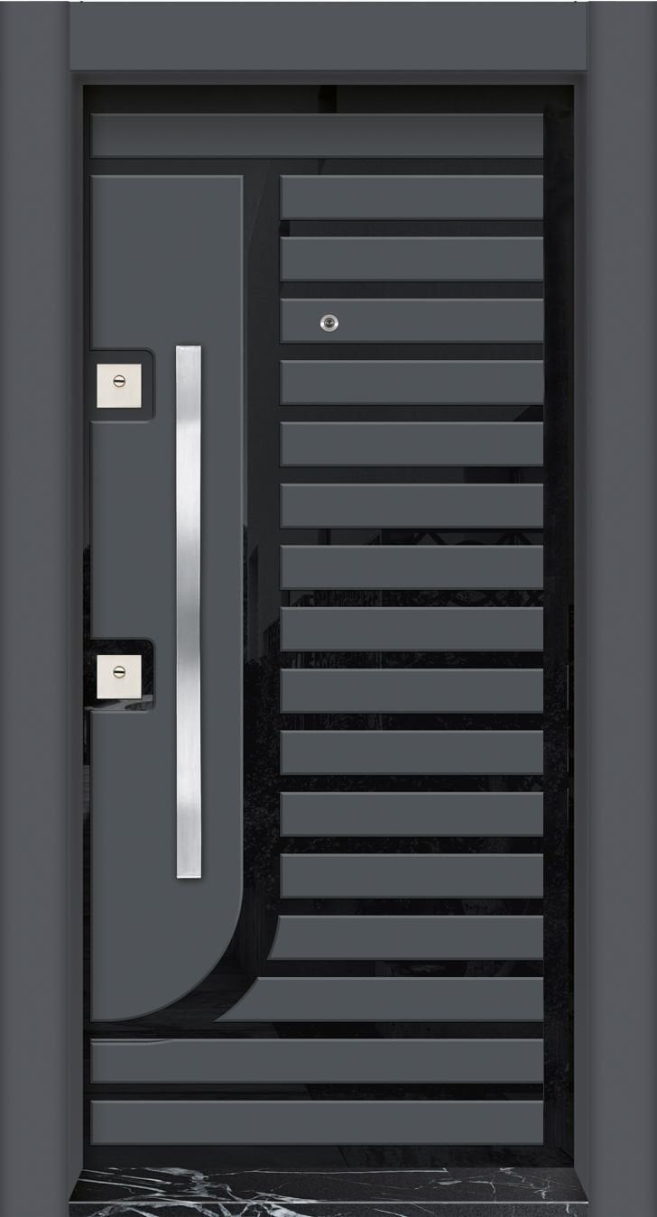 MONO ÇELİK KAPI  MN-1009 ANTRASİT Daire Giriş Kapısı, Çelik Kapı