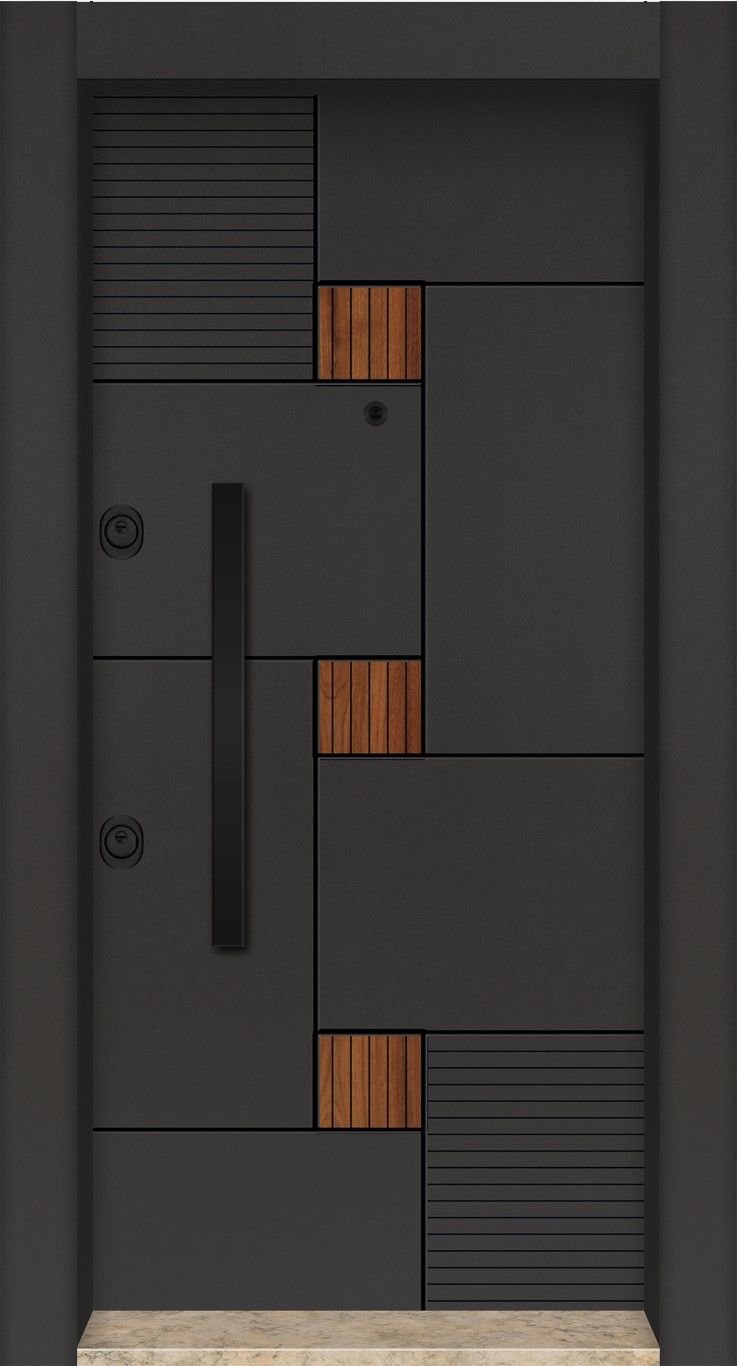 MONO ÇELİK KAPI  MN-1101  Daire Giriş Kapısı, Çelik Kapı