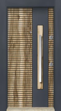 MONO ÇELİK KAPI  MN-1102  Daire Giriş Kapısı, Çelik Kapı Dışarıdan İçeriye Sol'a