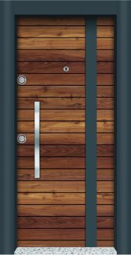 MONO ÇELİK KAPI  MN-1107  Daire Giriş Kapısı, Çelik Kapı