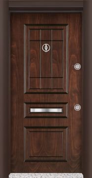 MONO ÇELİK KAPI  MN-1803 Daire Giriş Kapısı, Çelik Kapı Dışarıdan İçeriye Sol'a