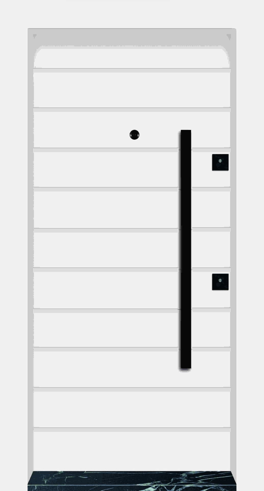 MONO ÇELİK KAPI  MN-1834 Daire Giriş Kapısı, Çelik Kapı Dışarıdan İçeriye Sol'a