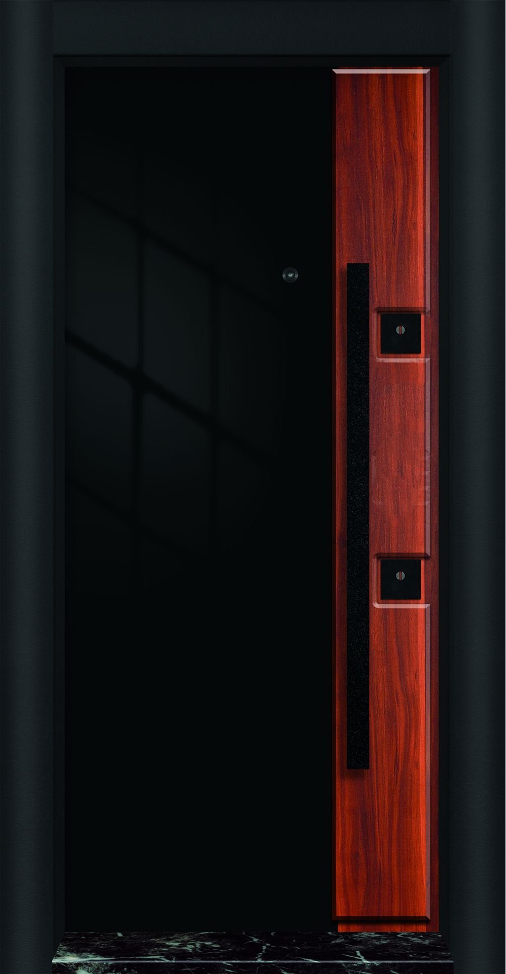 MONO ÇELİK KAPI  MN-3001 Daire Giriş Kapısı, Çelik Kapı Dışarıdan İçeriye Sol'a