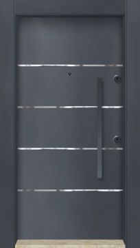 MONO ÇELİK KAPI  MN-6008 Dış İklim Kapısı , Yağmur'a ve Güneşe Dayanıklı Çelik kapı Dışarıdan İçeriye Sol'a