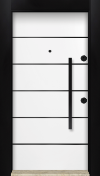 MONO ÇELİK KAPI  MN-6020 Dış İklim Kapısı , Yağmur'a ve Güneşe Dayanıklı Çelik kapı Dışarıdan İçeriye Sol'a