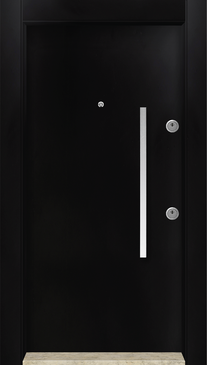 MONO ÇELİK KAPI  MN-6022 Dış İklim Kapısı , Yağmur'a ve Güneşe Dayanıklı Çelik kapı Dışarıdan İçeriye Sol'a