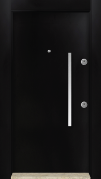 MONO ÇELİK KAPI  MN-6022 Dış İklim Kapısı , Yağmur'a ve Güneşe Dayanıklı Çelik kapı Dışarıdan İçeriye Sol'a