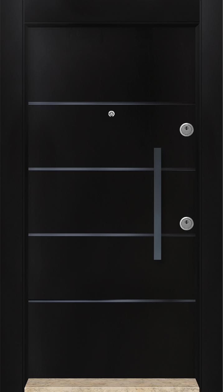 MONO ÇELİK KAPI  MN-6025 Dış İklim Kapısı , Yağmur'a ve Güneşe Dayanıklı Çelik kapı Dışarıdan İçeriye Sol'a