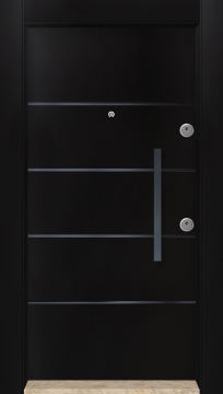 MONO ÇELİK KAPI  MN-6025 Dış İklim Kapısı , Yağmur'a ve Güneşe Dayanıklı Çelik kapı Dışarıdan İçeriye Sol'a