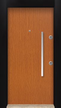 MONO ÇELİK KAPI  MN-6031 Dış İklim Kapısı , Yağmur'a ve Güneşe Dayanıklı Çelik kapı Dışarıdan İçeriye Sol'a