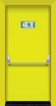 MONO ÇELİK KAPI  MN-8009 Sarı Yangın Kapısı