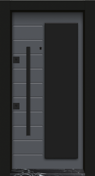 MONO ÇELİK KAPI MN-1022 Kabartmalı Daire Giriş Kapısı, Çelik Kapı