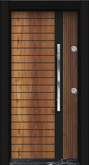 MONO ÇELİK KAPI MN-1106 Ç Daire Giriş Kapısı, Çelik Kapı Dışarıdan İçeriye Sol'a