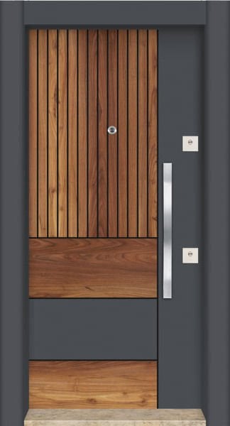 MONO ÇELİK KAPI MN-1108  Daire Giriş Kapısı, Çelik Kapı Dışarıdan İçeriye Sol'a