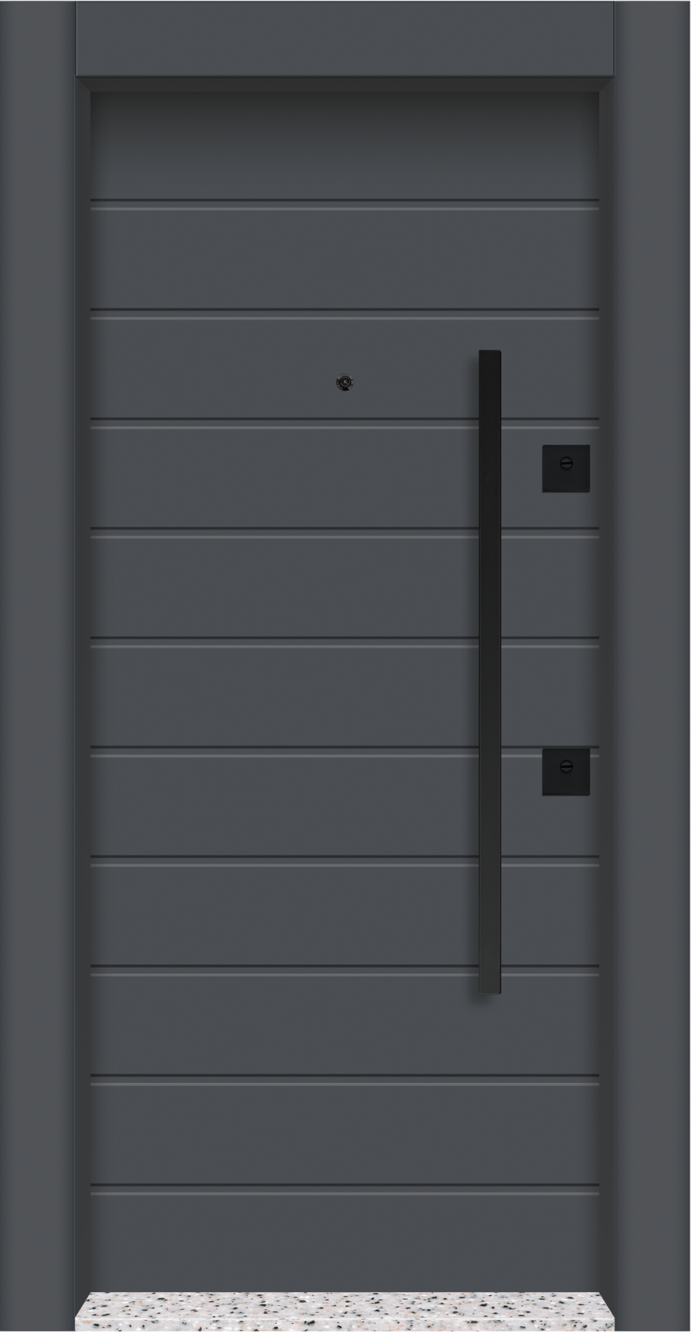 MONO ÇELİK KAPI MN-1835 Daire Giriş Kapısı, Çelik Kapı Dışarıdan İçeriye Sol'a