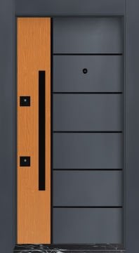 MONO ÇELİK KAPI MN-6002 Dış İklim Kapısı , Yağmur'a ve Güneşe Dayanıklı Çelik kapı