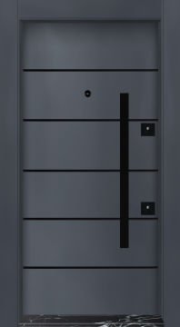 MONO ÇELİK KAPI MN-6005 Dış İklim Kapısı , Yağmur'a ve Güneşe Dayanıklı Çelik kapı Dışarıdan İçeriye Sol'a