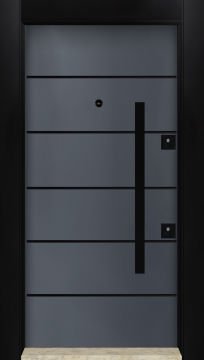 MONO ÇELİK KAPI MN-6006 Dış İklim Kapısı , Yağmur'a ve Güneşe Dayanıklı Çelik kapı Dışarıdan İçeriye Sol'a