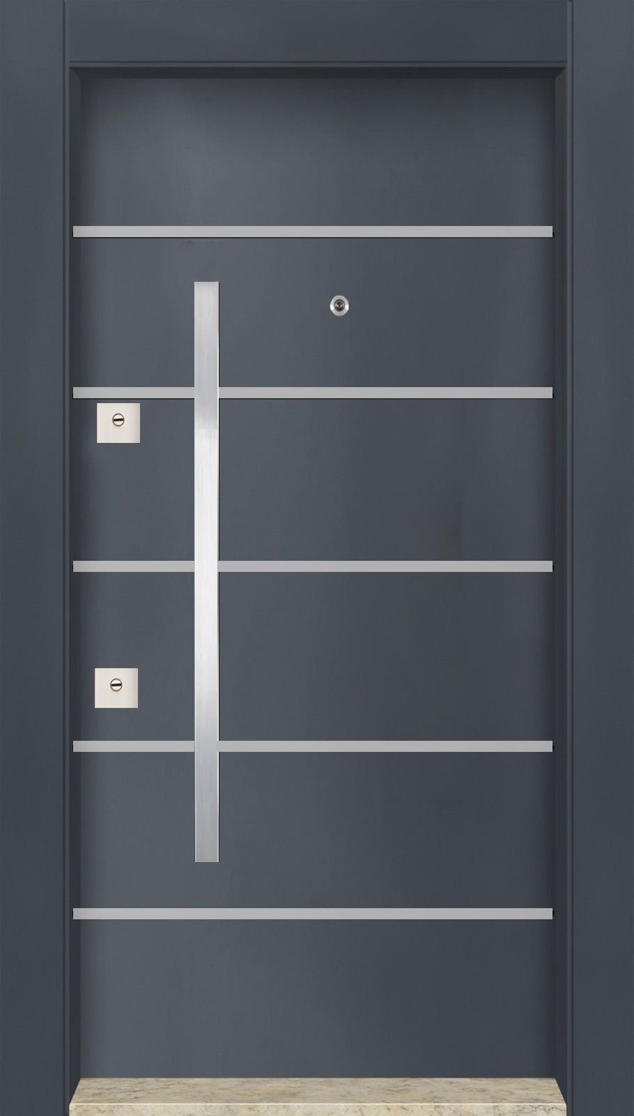 MONO ÇELİK KAPI MN-6007 Dış İklim Kapısı , Yağmur'a ve Güneşe Dayanıklı Çelik kapı