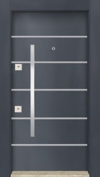 MONO ÇELİK KAPI MN-6007 Dış İklim Kapısı , Yağmur'a ve Güneşe Dayanıklı Çelik kapı