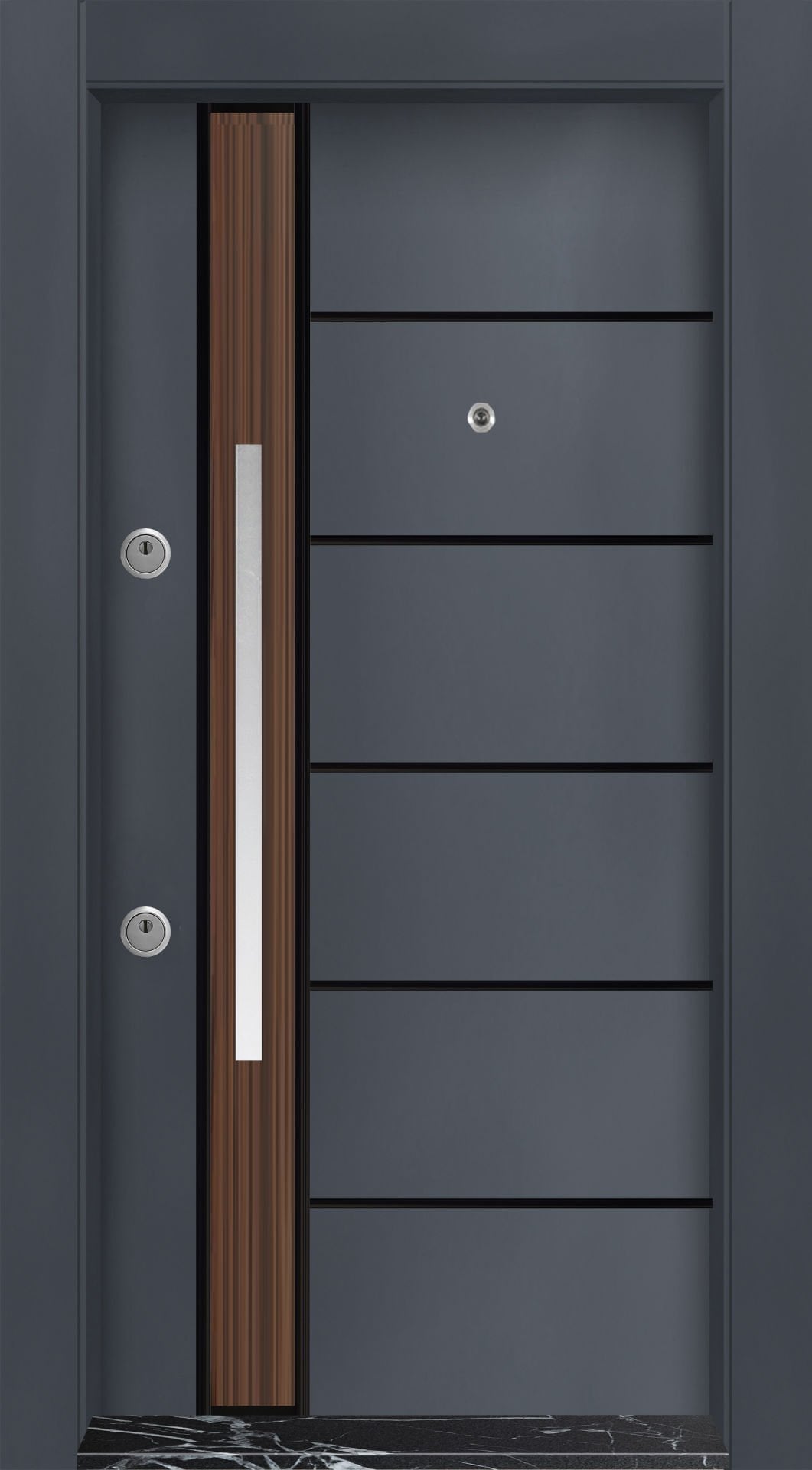 MONO ÇELİK KAPI MN-6041 Dış İklim Kapısı , Yağmur'a ve Güneşe Dayanıklı Çelik kapı