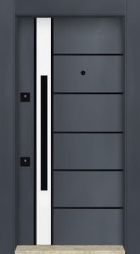 MONO ÇELİK KAPI MN-6043 Dış İklim Kapısı , Yağmur'a ve Güneşe Dayanıklı Çelik kapı