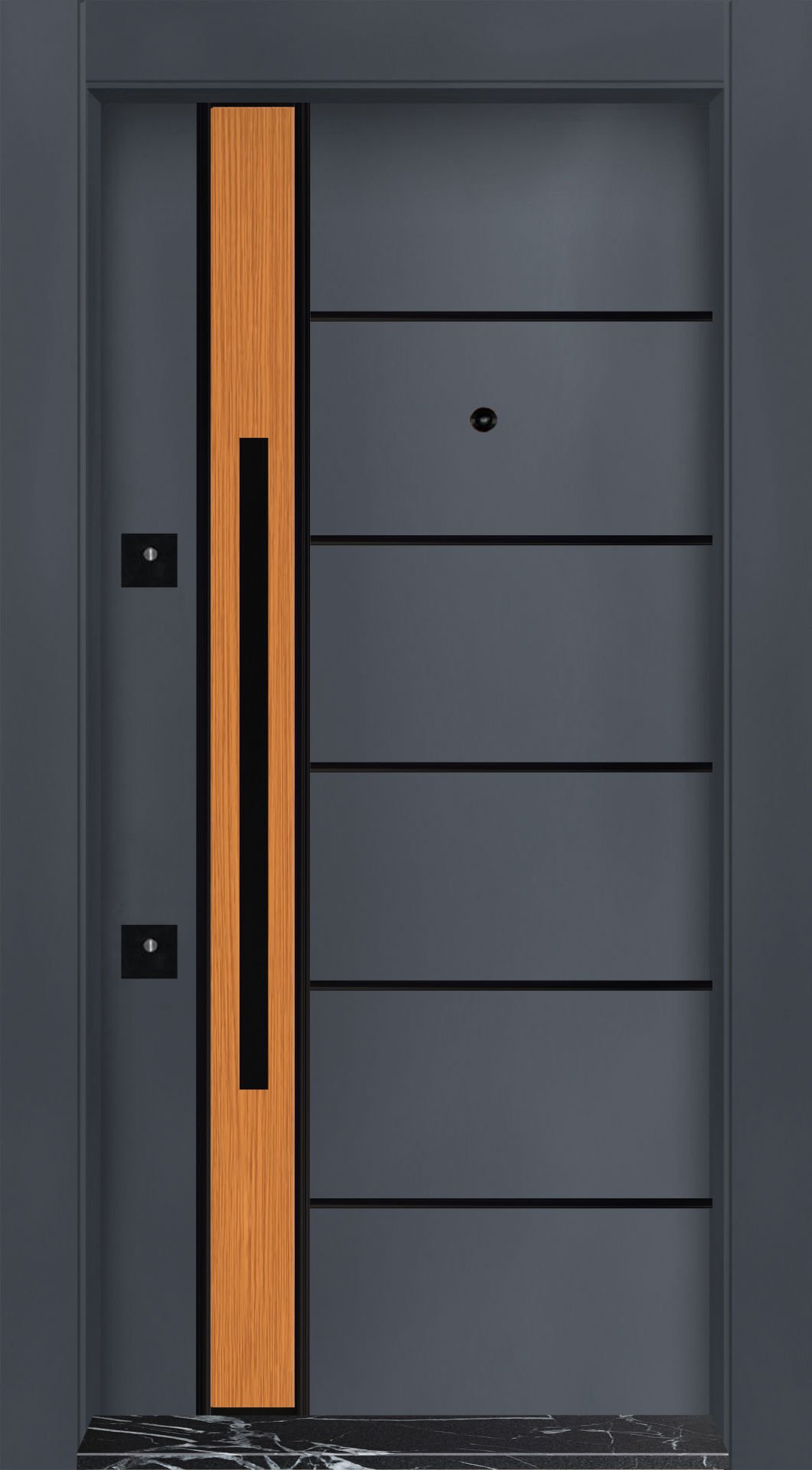 MONO ÇELİK KAPI MN-6044 Dış İklim Kapısı , Yağmur'a ve Güneşe Dayanıklı Çelik kapı