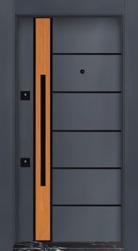 MONO ÇELİK KAPI MN-6044 Dış İklim Kapısı , Yağmur'a ve Güneşe Dayanıklı Çelik kapı