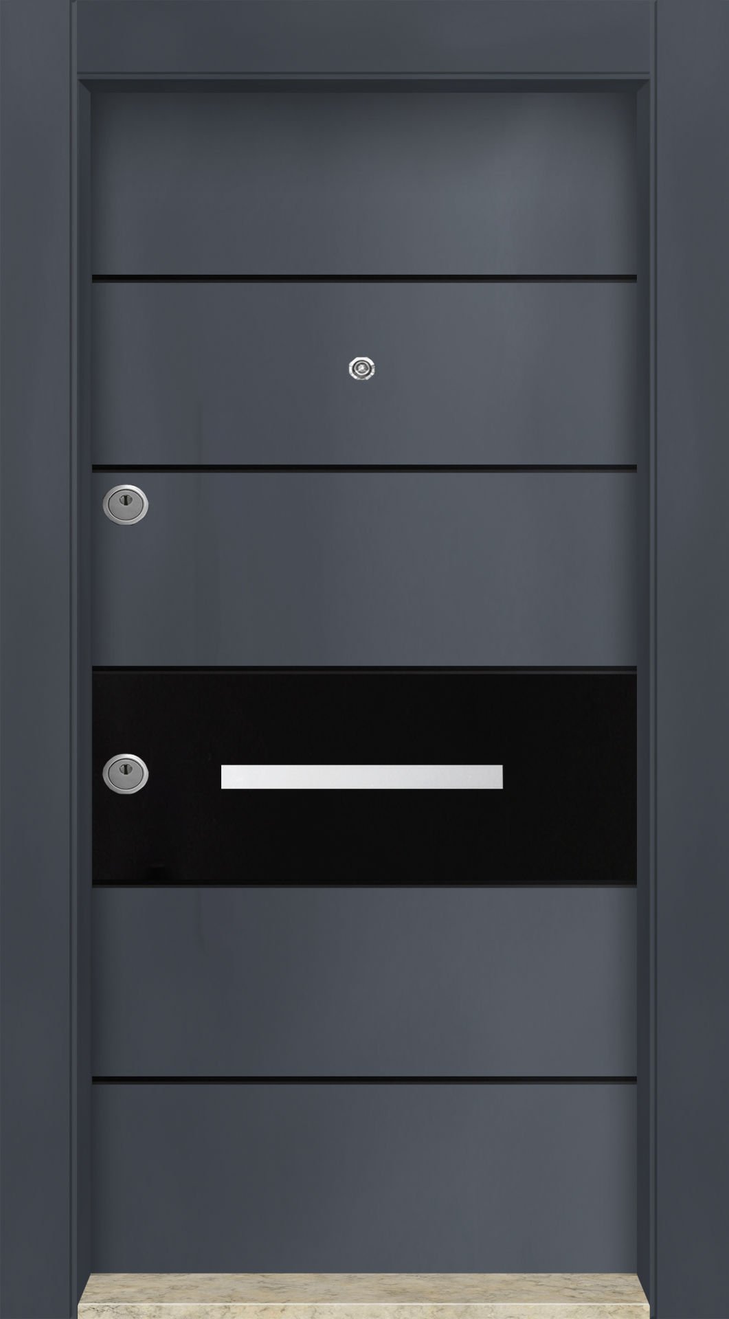 MONO ÇELİK KAPI MN-6045 Dış İklim Kapısı , Yağmur'a ve Güneşe Dayanıklı Çelik kapı