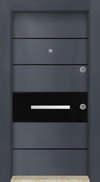 MONO ÇELİK KAPI MN-6045 Dış İklim Kapısı , Yağmur'a ve Güneşe Dayanıklı Çelik kapı Dışarıdan İçeriye Sol'a