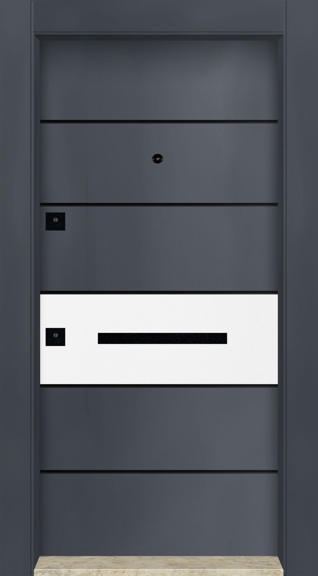 MONO ÇELİK KAPI MN-6046 Dış İklim Kapısı , Yağmur'a ve Güneşe Dayanıklı Çelik kapı