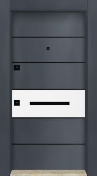 MONO ÇELİK KAPI MN-6046 Dış İklim Kapısı , Yağmur'a ve Güneşe Dayanıklı Çelik kapı