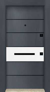 MONO ÇELİK KAPI MN-6046 Dış İklim Kapısı , Yağmur'a ve Güneşe Dayanıklı Çelik kapı Dışarıdan İçeriye Sol'a