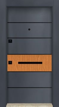 MONO ÇELİK KAPI MN-6047 Dış İklim Kapısı , Yağmur'a ve Güneşe Dayanıklı Çelik kapı