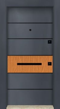 MONO ÇELİK KAPI MN-6047 Dış İklim Kapısı , Yağmur'a ve Güneşe Dayanıklı Çelik kapı Dışarıdan İçeriye Sol'a