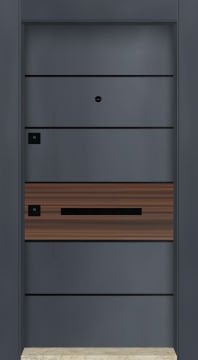 MONO ÇELİK KAPI MN-6048 Dış İklim Kapısı , Yağmur'a ve Güneşe Dayanıklı Çelik kapı