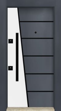 MONO ÇELİK KAPI MN-6049 Dış İklim Kapısı , Yağmur'a ve Güneşe Dayanıklı Çelik kapı