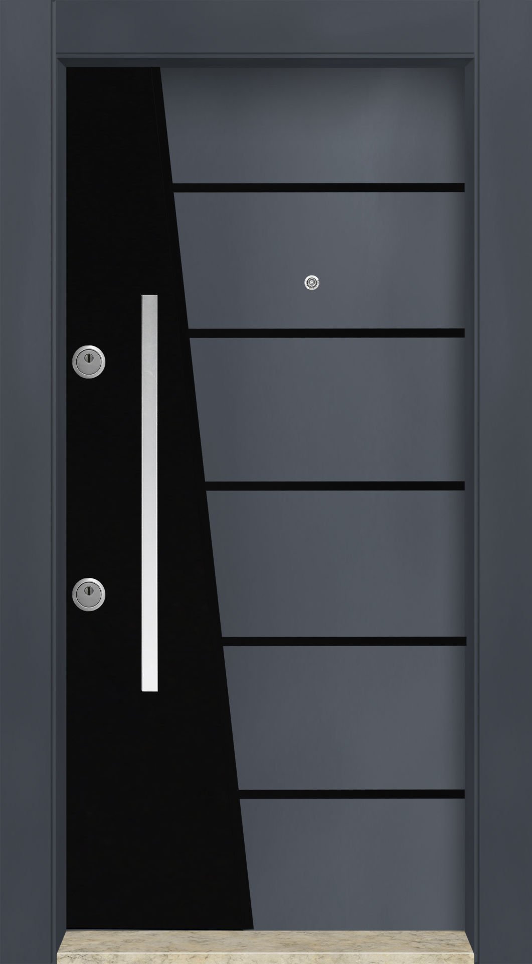 MONO ÇELİK KAPI MN-6050 Dış İklim Kapısı , Yağmur'a ve Güneşe Dayanıklı Çelik kapı