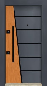 MONO ÇELİK KAPI MN-6051 Dış İklim Kapısı , Yağmur'a ve Güneşe Dayanıklı Çelik kapı