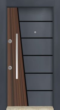 MONO ÇELİK KAPI MN-6052 Dış İklim Kapısı , Yağmur'a ve Güneşe Dayanıklı Çelik kapı