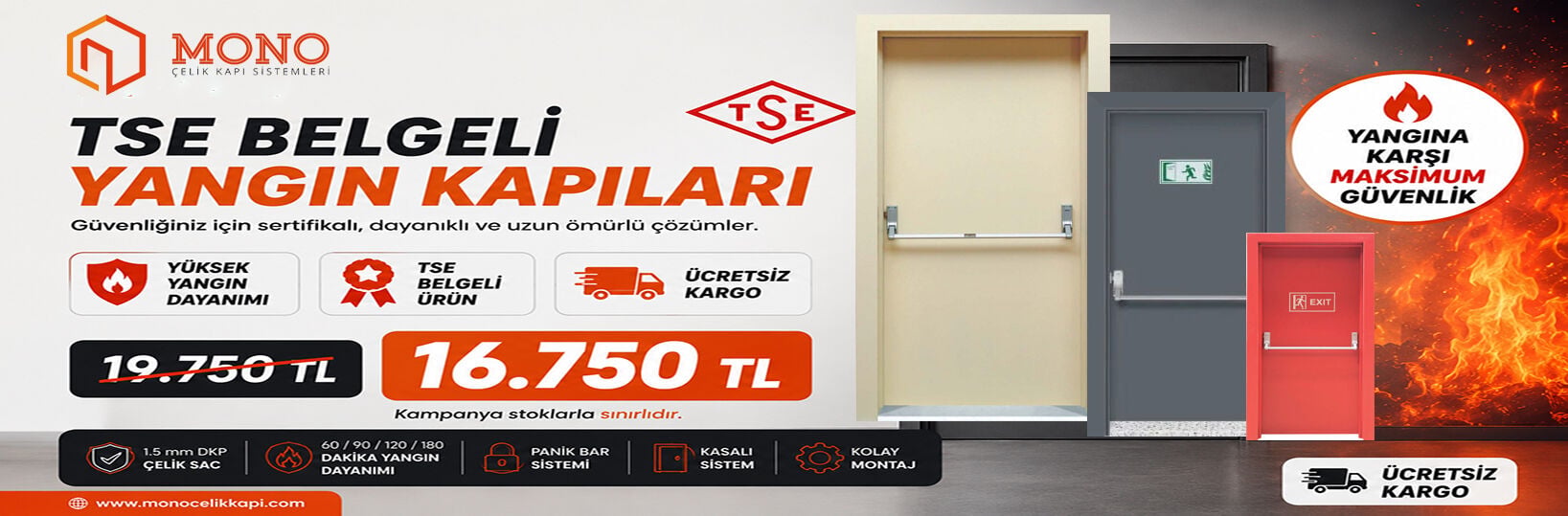 yangın kapıları