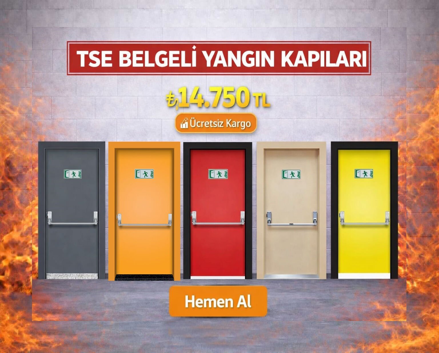 yangın kapıları